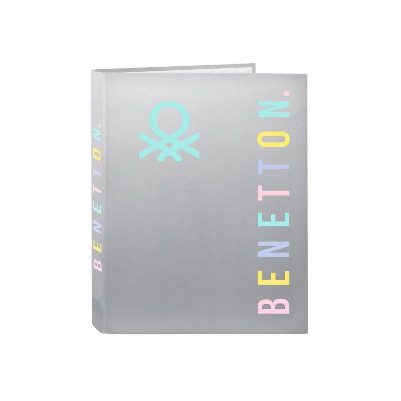 CARPETA FOLIO 4 ANI.MIZTAS BENETTON SILVER 265X40X330 MM CARPETA FOLIO 4 ANI.MIZTAS BENETTON SILVER 265X40X330 MM