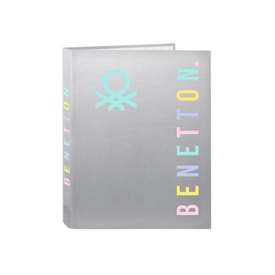 CARPETA FOLIO 4 ANI.MIZTAS BENETTON SILVER 265X40X330 MM