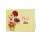MINI CARD GERBERAS FELIZ DIA