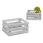 CAJA BLANCO ENVEJECIDO 20X13X9 CM