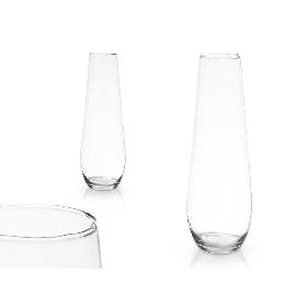 JARRON CRISTAL BASE ABOMBADA 50 CM