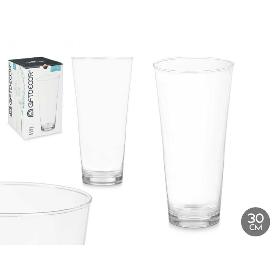 JARRON CRISTAL CONICO 30 CM