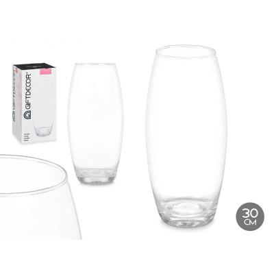 JARRON CRISTAL ABOMBADO 30 CM