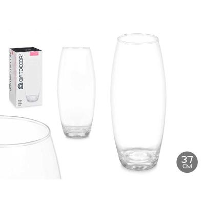 JARRON CRISTAL ABOMBADO 37 CM