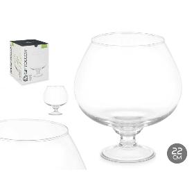 JARRON CRISTAL COPA BALON 22 CM