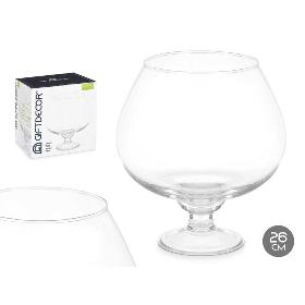 JARRON CRISTAL COPA BALON 26 CM