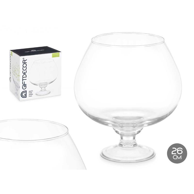 JARRON CRISTAL COPA BALON 26 CM