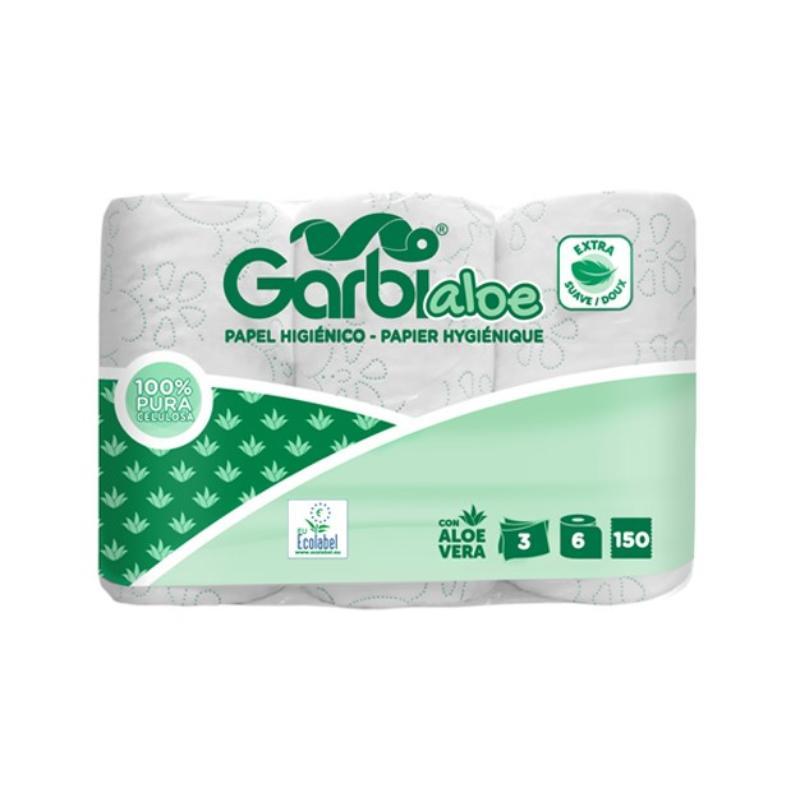 HIGIENICO GARBI 3C 6*8*52 150S ALOE 521GS 18 MT