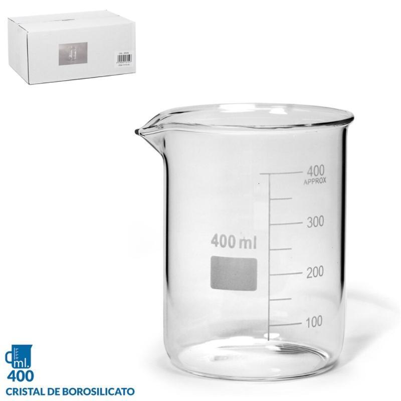 VASO MEDIDOR DE CRISTAL BOROSILICATO