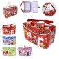 HUCHA METAL CON CANDADO BOLSO SURT 14X6.5X10 CM