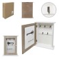 PORTALLAVES DE MADERA PARA PARED 20X6.5X25.5 CM