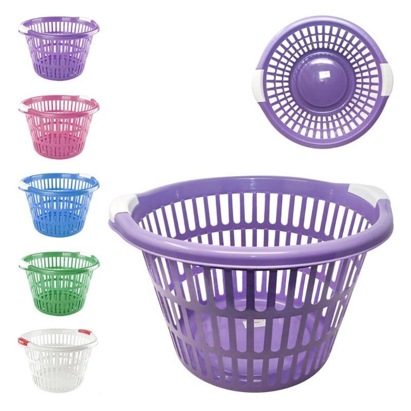 CESTA MULTIUSOS REDONDA PLASTICO