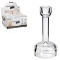 PORTAVELA DECORATIVO GRANDE BASE COPA CRISTAL 7X7X15 CM
