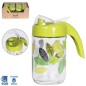 BOTELLA CON TAPA DISPENSADOR DE ACEITE ARES CRISTAL