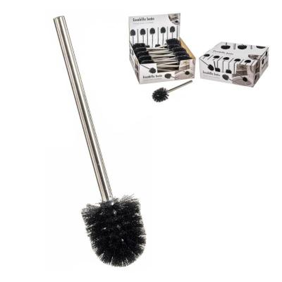 ESCOBILLA WC NEGRO ACERO INOXIDABLE