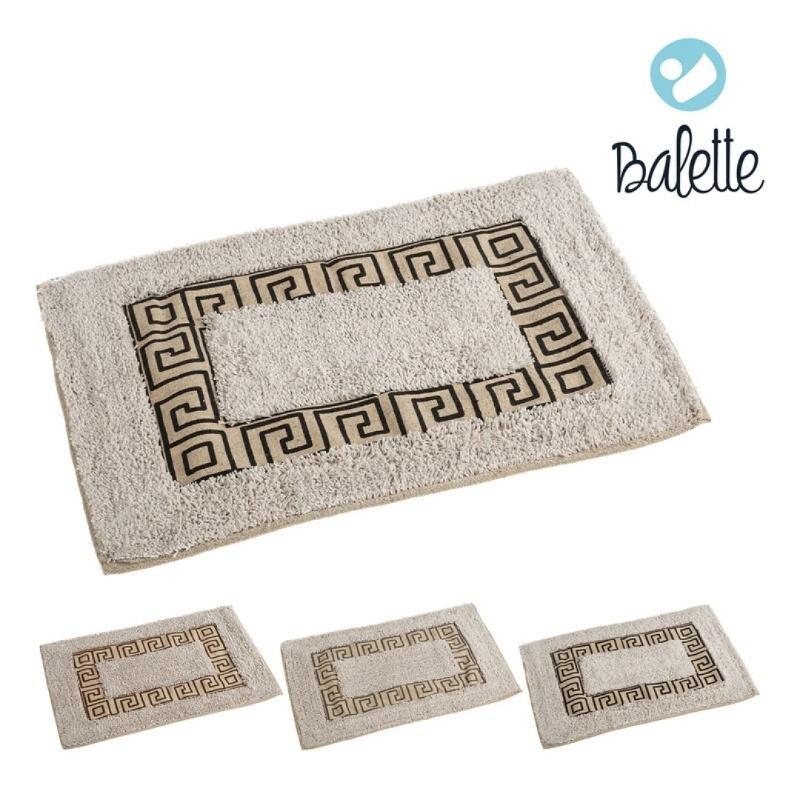ALFOMBRA BAÑO ALGODON 40X60 CM. GREEK SURTIDO
