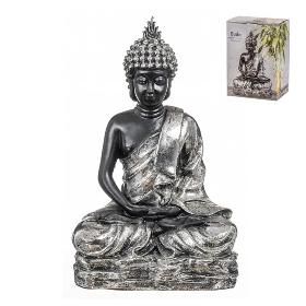 FIG BUDA DHYANA RESINA 15X26 CM