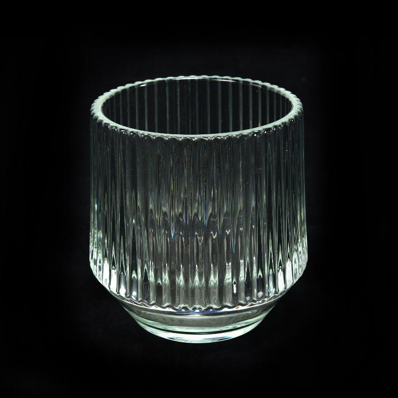PORTAVELAS DE CRISTAL 9.5X10H CM