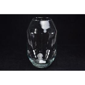 JARRON DE CRISTAL TRANSPARENTE JAPON 18X30H CM