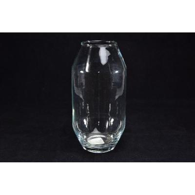 JARRON DE CRISTAL TRANSPARENTE JAPON 12.5X26H CM