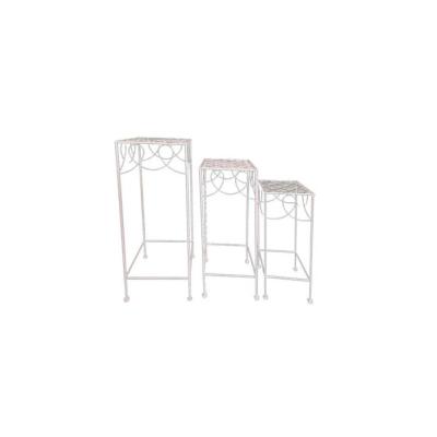 SET 3 PEDESTALES BLANCO 30*70 / 25*60 / 20*50 CM