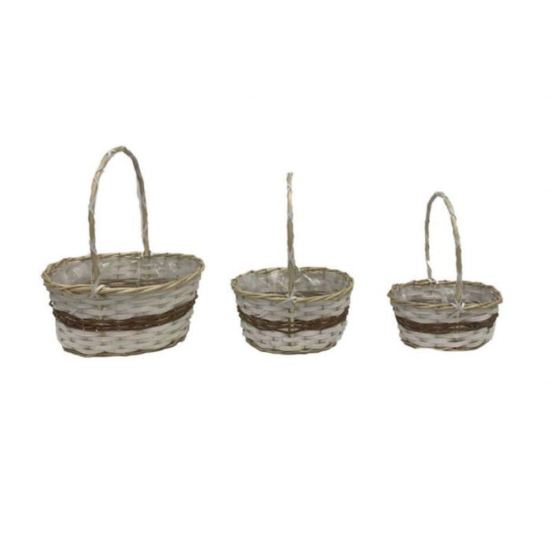 JGO 3 CESTAS MIMBRE OVAL 36*26*14 ASA 38 CM
