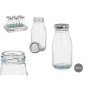 BOTELLA CRISTAL MINI TAPA PLATA 250 ML