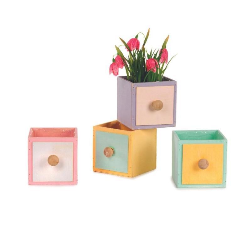 CAJON 10X10H10 CM DISPONIBLE EN 3 COLORES