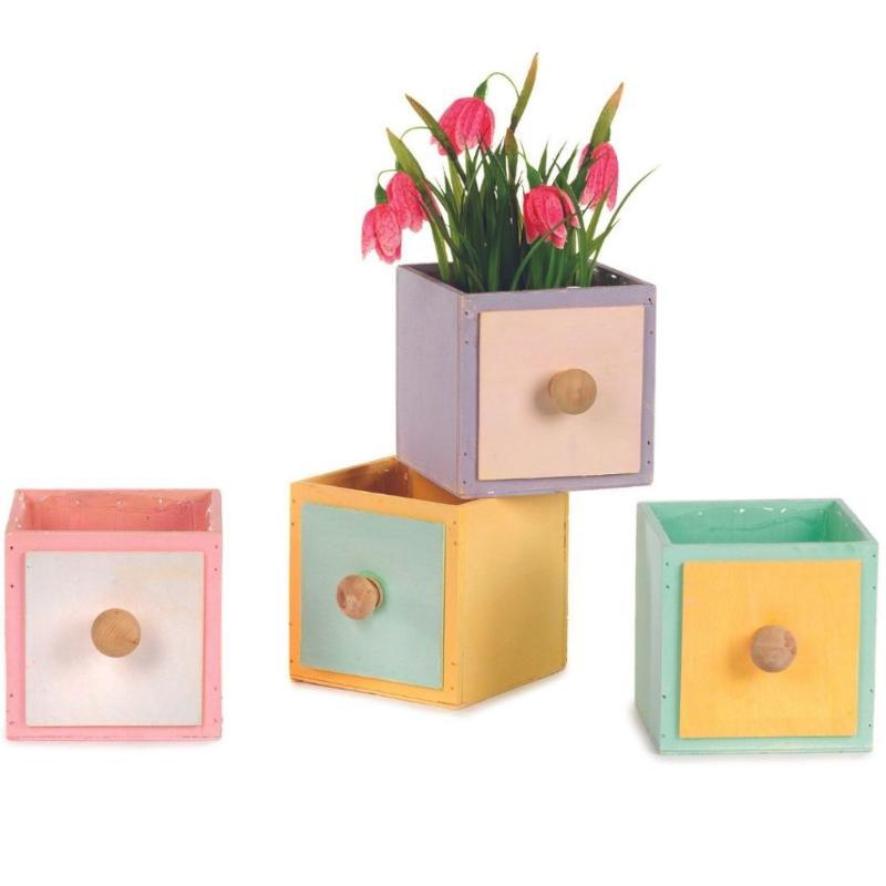 CAJON 14X14H14 CM DISPONIBLE EN 3 COLORES