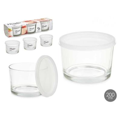 SET 3 FIAMBRERA VIDRIO 200 ML