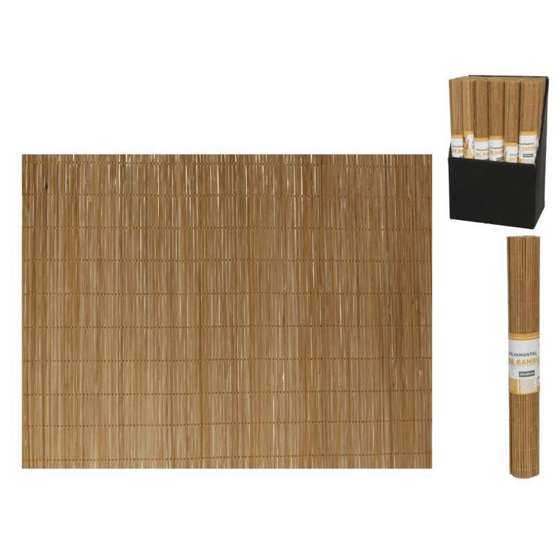 SALVAMANTEL DE BAMBU MARRON 30X40 CM