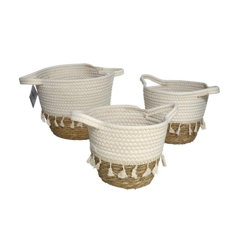 JGO 3 CESTAS LINARES 28X28X19 CM