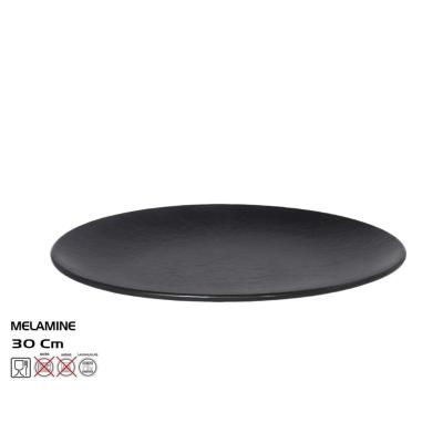 FUENTE OVAL TILDA 30X22.3 CM NEGRO MELAMINA