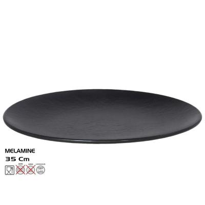 FUENTE OVAL TILDA 35X26 CM NEGRO - MELAMINA