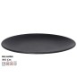 FUENTE OVAL TILDA 35X26 CM NEGRO - MELAMINA