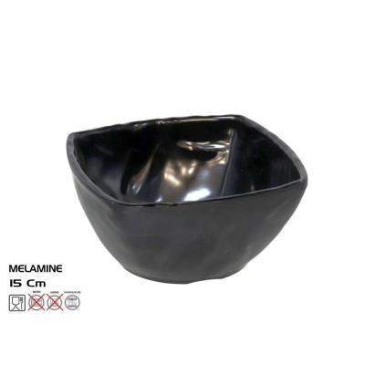 CUENCO MAT 15X17.8 NEGRO MELAMINA