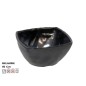 CUENCO MAT 15X17.8 NEGRO MELAMINA