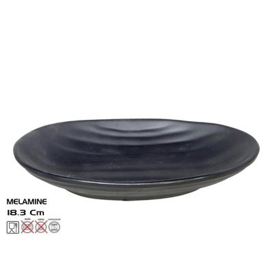 PLATO 18.3X11.5 NEGRO MELAMINA