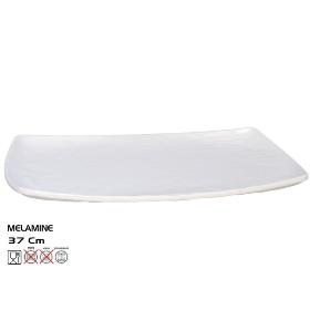FUENTE RECT MAT 23.5X37 BLANCO MELAMINA