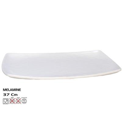FUENTE RECT MAT 23.5X37 BLANCO MELAMINA