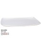 FUENTE RECT MAT 23.5X37 BLANCO MELAMINA