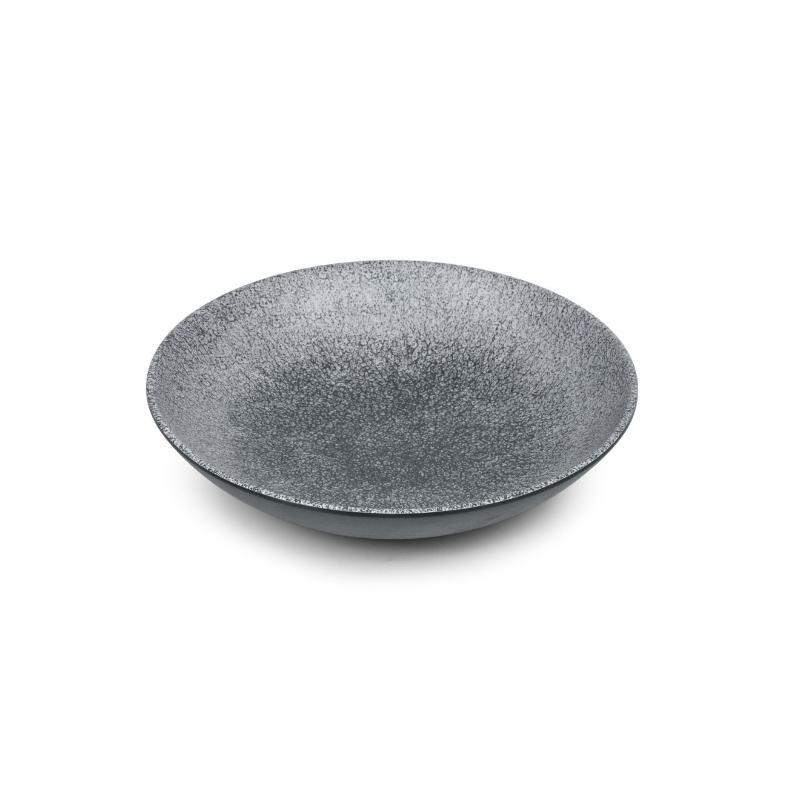 PLATO HONDO 25 CM BLACK VOLCANO