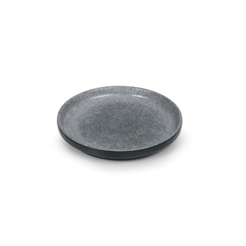 PLATO 21.5 CM BLACK VOLCANO
