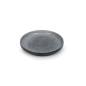 PLATO 21.5 CM BLACK VOLCANO