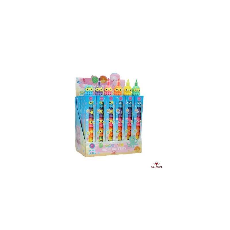 SET 5 MARCADORES PULPOS KAWAII