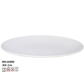 FUENTE OVAL TILDA 35X26 CM BLANCO MELAMINA