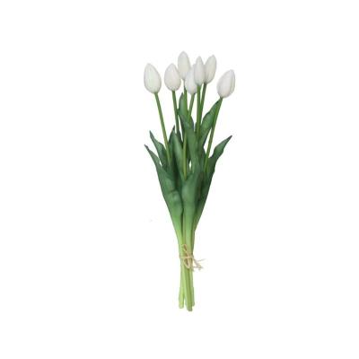 ATADO TULIPAN R/T X7 45 CM BLANCO