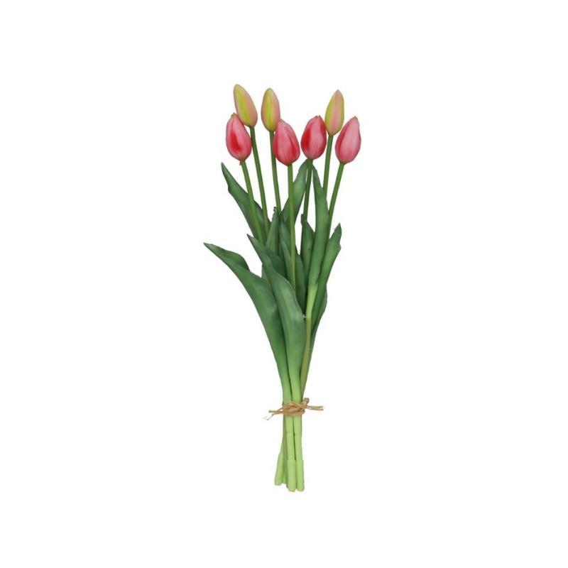 ATADO TULIPAN R/T X7 45 CM ROSA