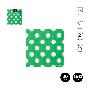 SERVILLETA DOBLE CAPA DOTS VERDE 33X33 CM 30 UDS