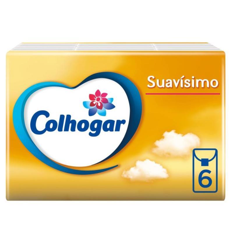 COLHOGAR PAÑUELOS 6X9 BLANCOS 4 CAPAS